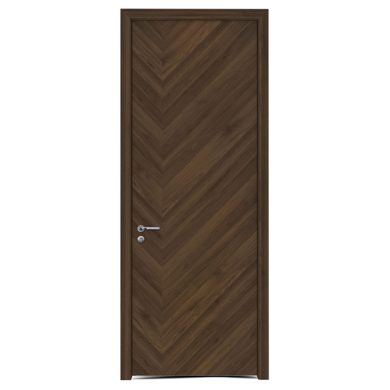 GA-35 Zwart sandelhout fineer interieur halfmassief houten deur