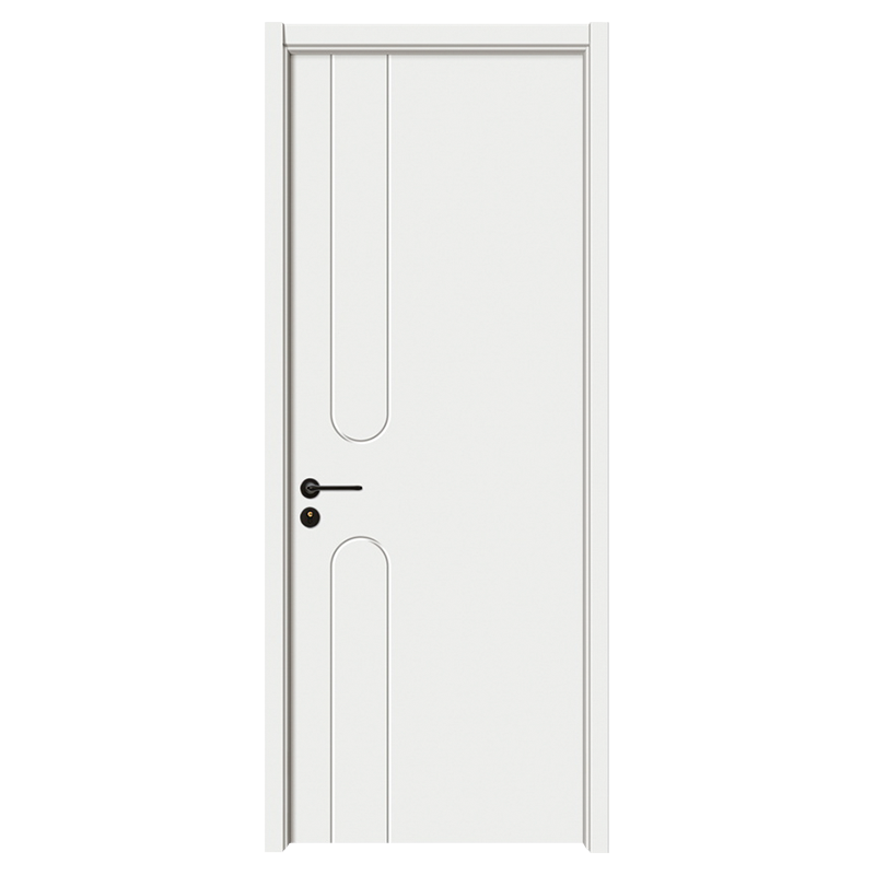 GA20-28 Puur wit gesneden deur eenvoudig ontworpen PVC deur